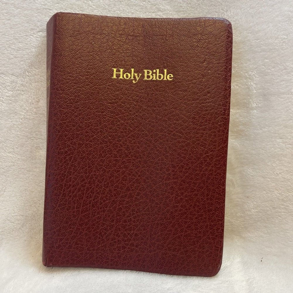 Holy Bible King James Dictionary Concordance Holman Red Letter Version Burgundy - Picture 1 of 12